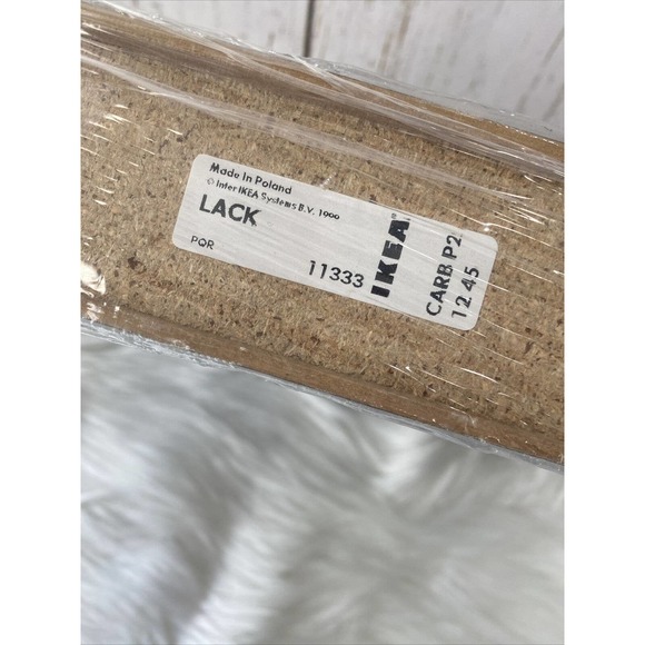 1 IKEA LACK Black Wall Shelf Floating Conceal Mounting 11 3/4 x 10 1/4 " NEW - Picture 3 of 4